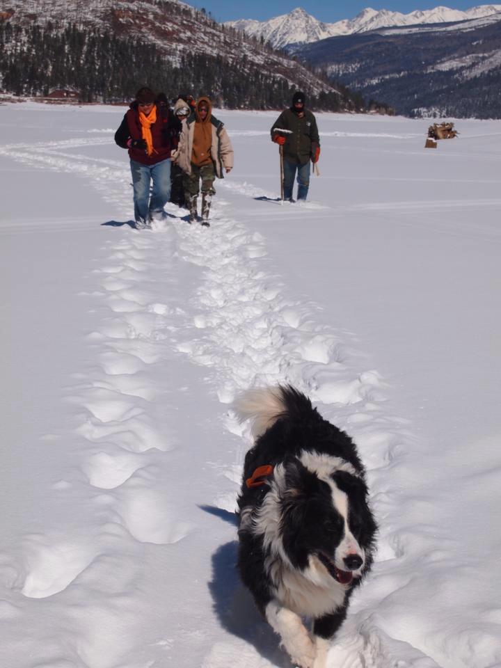 A K9 team search for missing teen Dylan Redwin on Vallecito Lake. (Photo: Facebook / Find Missing Dylan Redwine)