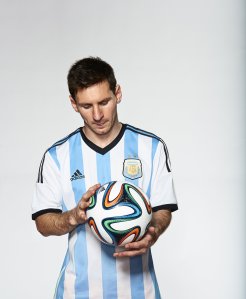 Meet the Brazuca -- the official World Cup match ball hoping not to score an own goal at Brazil 2014. Argentina hero Lionel Messi is pretty handy with the ball at his feet, and he was one of the players enlisted to test out the Brazuca for Adidas.