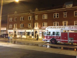 (Fire on Buckeye Rd. in Cleveland)