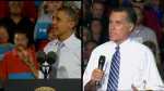 Obama and Romney