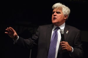 Jay Leno performs a monologue