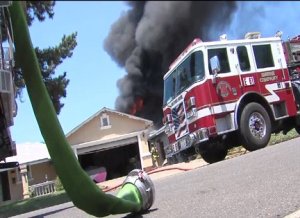 Firefighter Hurt During Rancho Cordova House Fire