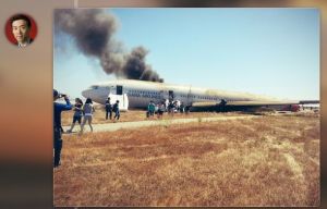plane pic, san francisco airport, SFO, crash