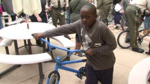 inmates restore kids bikes