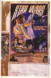 Drew STAR WARS movie poster