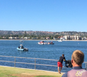 Lifeguards search for missing kayaker