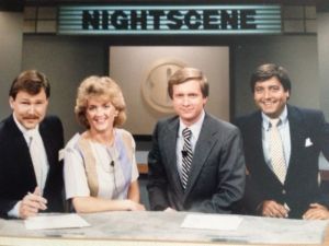 WGHP weekend news team from 1986-1987.
