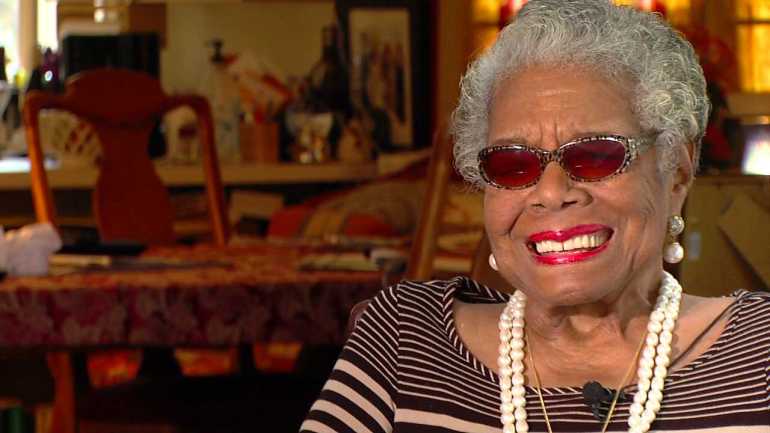 Dr. Maya Angelou during a Dec. 2013 interview (WGHP)