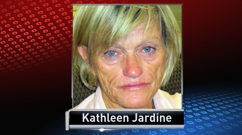 **Embargo: Phoenix, Arizona** Kathleen Jardine, 57, was arrested on suspicion of being drunk while teaching a class on August 13, 2014, a Pinal County Sheriff's Office spokesman said. (KPHO/Pinal Co. Sheriff's Office)