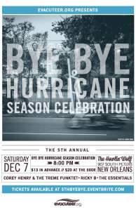 5th Annual Bye Bye Hurricane Season