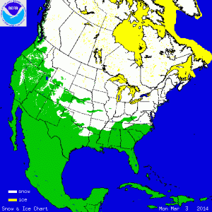 March 4th Snow Cover