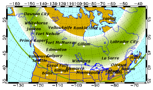 Aurora forecast Saturday