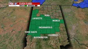 Flash flood watch for Wednesday night into early Thursday AM