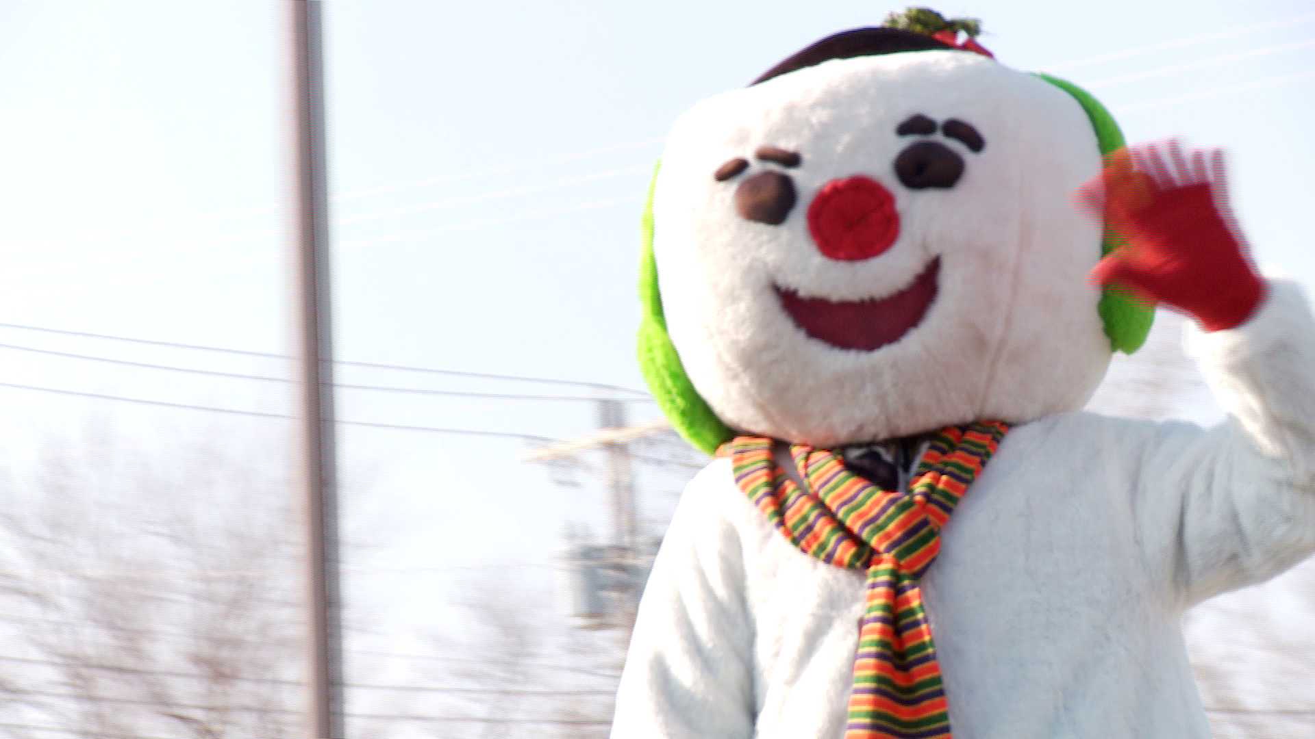 Norman Holiday Parade snowman