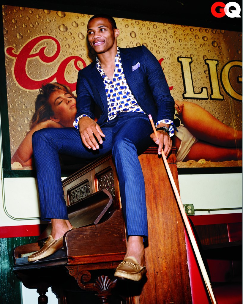 Russell Westbook in GQ Photo credit: Eric Ray Davidson / GQ