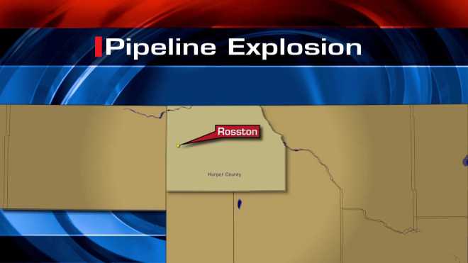 Pipeline explosion map