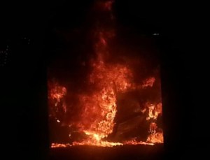 Photo from Jessica Graham whose car was hit in the police chase. Photo from Jessica Graham whose car was hit in the police chase.