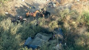 Homeless Camp San Gabriel River