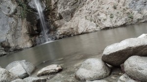 One of Eaton Canyon's waterfalls is shown. (Credit: Timothy Tolle/flickr via Creative Commons)