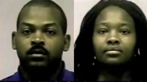 Recardo Wimbush (left) and his Therian Wimbush (right)  were detained on June 27, 2014, for allegedly locking one of their 10 children in a basement for two years. (Credit: WSBTV)