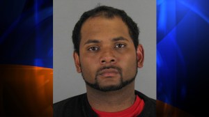 Velete is accused of spraying household cleaner in the puppy's eyes and put it in duffel bag, which he hung in the shower, prosecutors said. The puppy apparently whimpered for hours while it was inside the duffel bag. Prosecutors also said he taped the puppy's mouth shut and fed it his psychiatric drugs. (Credit: Redwood City Police Department) 