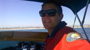 Ben Carlson is seen in a photo posted on social media by the Los Angeles County Fire Department’s Lifeguard Division. (Credit: @LACoLifeguards/via Twitter) 