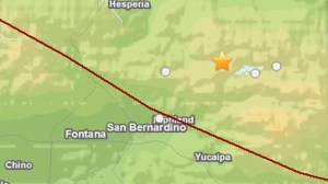 A 4.6-magnitude earthquake struck near Big Bear Lake on July 5, 2014. (Credit: USGS)