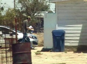 Christopher Hubbart was released to a home near Lake Los Angeles on July 9, 2014. (Credit: Ed Frommer)