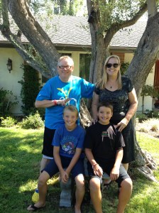 Milton Olin is shown with his family in a photo provided by his attorney.