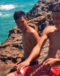 A photo of 18-year-old Joseph Sanchez was taken just before he disappeared into the water off the coast of Palos Verdes. (Credit: Danny Torres)