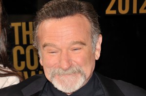 Comedian Robin Williams is shown at The Comedy Awards 2012 at Hammerstein Ballroom on April 28, 2012, in New York City. (Credit: Theo Wargo/Getty Images)