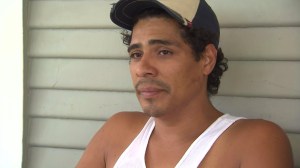Daniel Hernandez recounts an alleged violent encounter with police during an Aug. 29, 2014, interview. (Credit: KTLA)