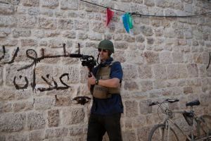 James Foley is shown in a 2012 photo taken by Nicole Tung in Aleppo, Syria, and posted on the Facebook page. Free James Foley.