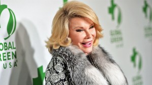 Comedian Joan Rivers attends Global Green USA's 11th Annual Pre-Oscar party at Avalon on February 26, 2014 in Hollywood, California. (Credit: Alberto E. Rodriguez/Getty Images for GLOBAL GREEN USA)