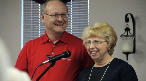 Ebola victim Nancy Writebol (right) with her husband, David, on an unknown date. (Credit: SIM USA)