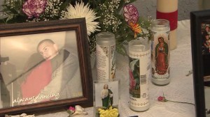 Caesar Rodriguez was 19 when he was gunned down near the border of Santa Fe Springs and South Whittier on Aug. 28, 2011. His family plans to host a yearly vigil until his killer is found. (Credit: KTLA)