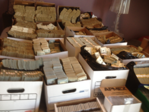 Some $35 million in cash was found stashed in boxes at one downtown L.A. location raided on Sept. 10, 2014. (Credit: Department of Justice)
