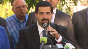 Bell Gardens Mayor Daniel Crespo is shown at an event in November 2013. (Credit: KTLA)