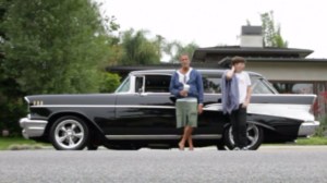 Nicky Long's family provided this photo of him in front of the 1957 Chevrolet Nomad he bought his wife years before he died of cancer. 