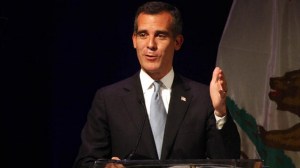 L.A. Mayor Eric Garcetti in July 2014. (Credit: Barbara Davidson / Los Angeles Times)