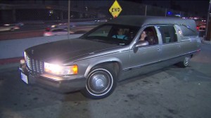 Samantha Kidner, an 18-year-old mortician student, claims she is not allowed to park in her apartment complex because of the kind of car she drives. (Credit: KTLA)