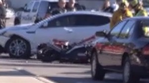 An off-duty LAPD officer died in a crash in Torrance on Sept. 6, 2014. (Credit: Street Heat Productions)