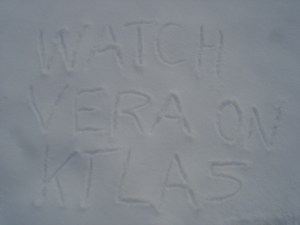 vera in snow