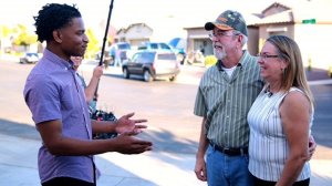 Wanda Dench accidentally invited a stranger to her Thanksgiving dinner via text message -- and remained true to her promise of hosting him. Jamal Hinton joined Dench and her family for dinner.