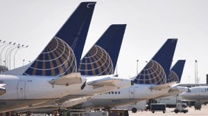 United Airlines jets sit at gates at O'Hare International Airport. (Photo: Scott Olson/Getty Images)