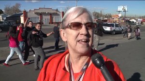 Aurora resident Jean said she thought the students demonstration was "an excuse to get out of school."