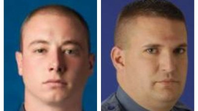 Cadet Taylor Thyfault and Trooper Clinton Rushing. (Photo: GoFundMe) 