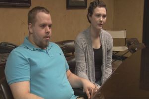 Josten Bundy and Elizabeth Jaynes. Bundy was told to get married or face jail time. (Photo: KLTV)
