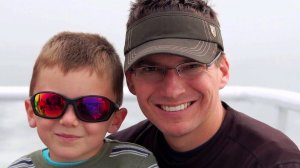 Tom Flanagan, right with his son, Owen