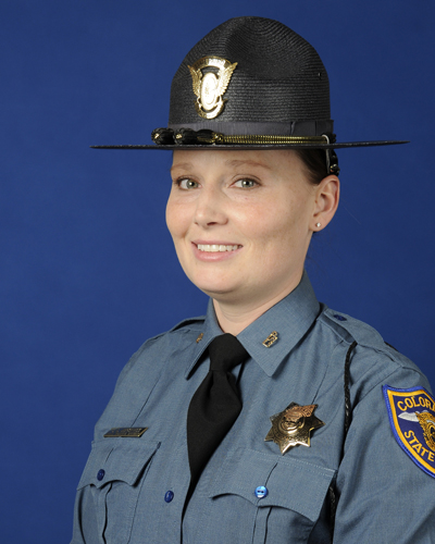 Colorado State Patrol trooper Jaimie Jursevics was fatally hit by a vehicle on Interstate 25 while investigating an accident south of Castle Rock on Sunday, Nov. 15, 2015. (Photo: Colorado State Patrol)